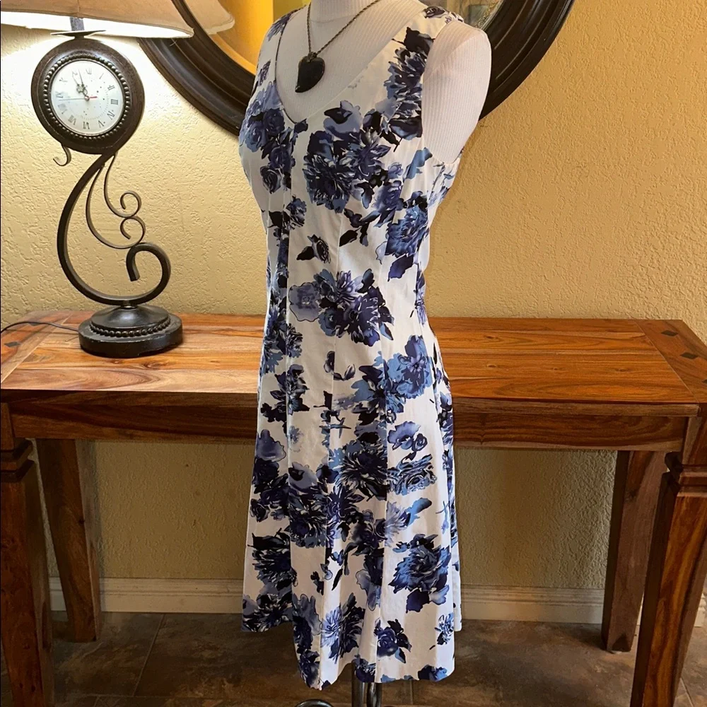 Chaps Fit and Flare Dress - Picture 3 of 5